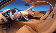 Bugatti Chiron tan interior